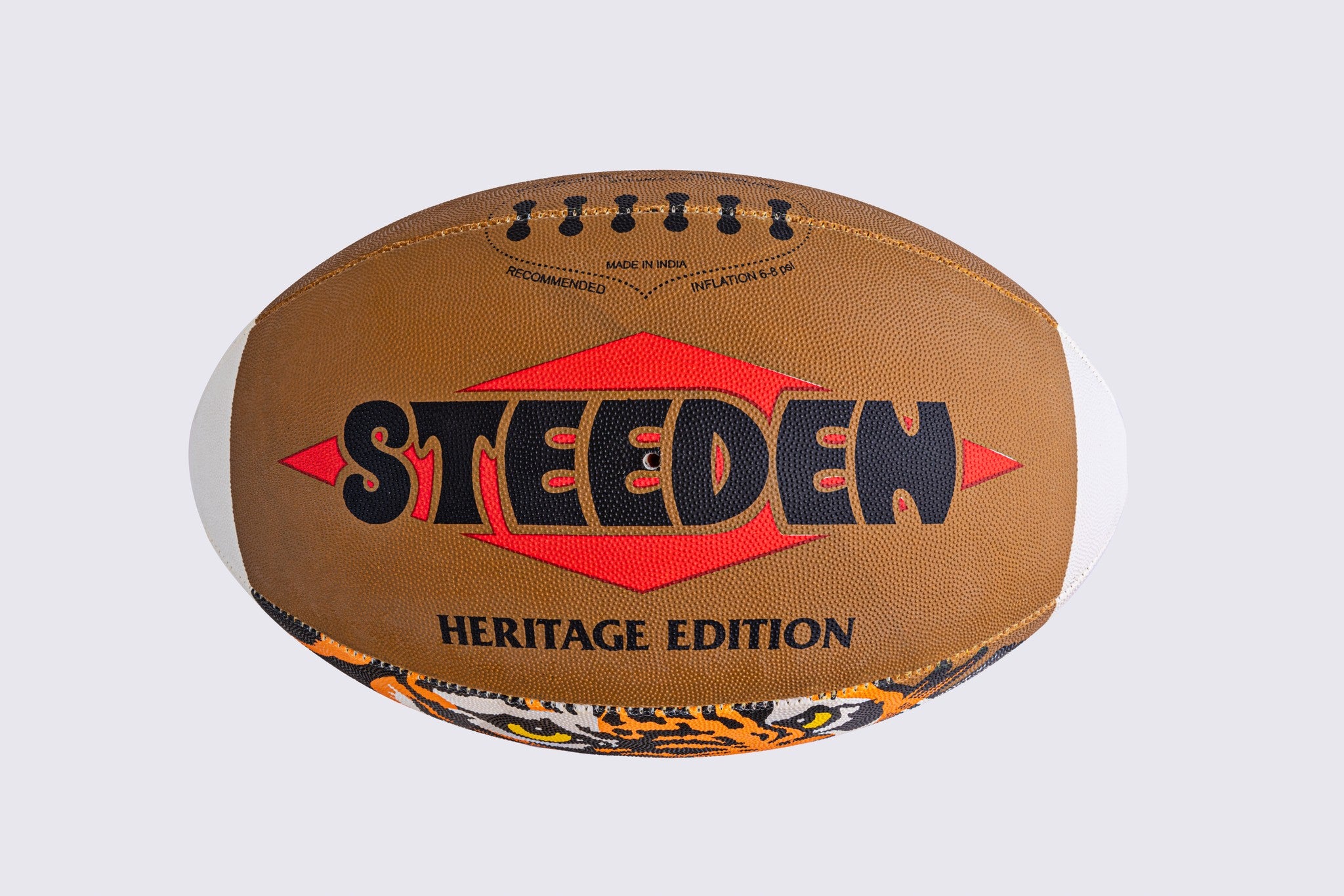 Balmain Tigers Heritage Edition Steeden — Signed by Blocker & Paul Sironen